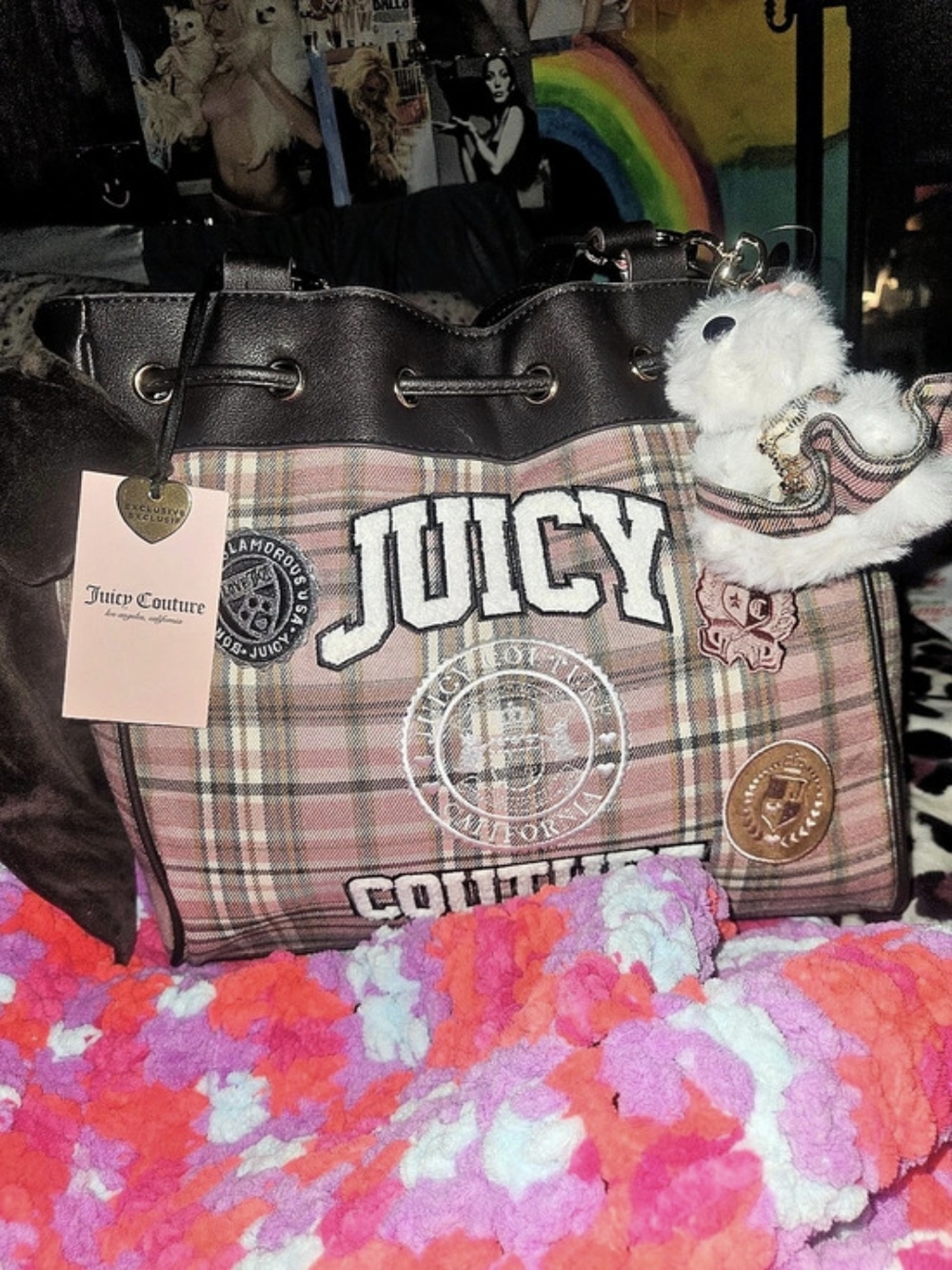 Juicy Couture Plaid Daydreamer NWT For Trade